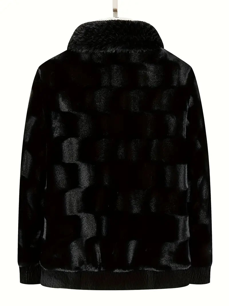 Lyxig Herrjacka i Faux Mink