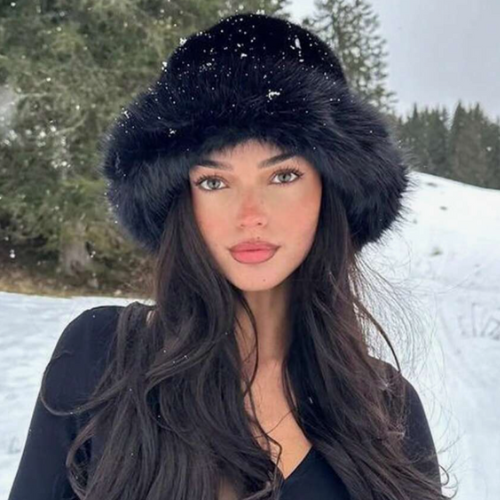 Lyxig Frostveil mössa