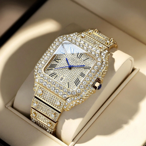 Elegant klocka med romersk urtavla