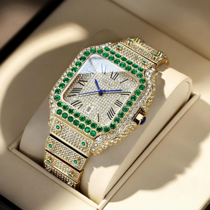 Elegant klocka med romersk urtavla