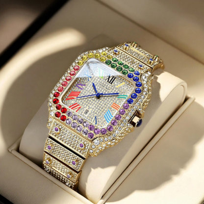 Elegant klocka med romersk urtavla