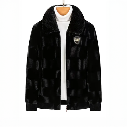 Lyxig Herrjacka i Faux Mink