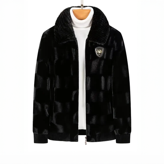 Lyxig Herrjacka i Faux Mink
