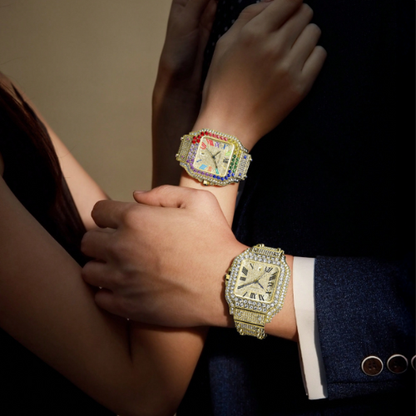 Elegant klocka med romersk urtavla